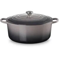 Le Creuset Signature Bräter 34 cm rund schiefergrau 