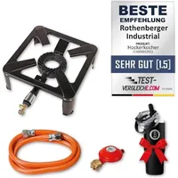 Rothenberger Industrial Hockerkocher inkl. Schlauch & Regler | mit