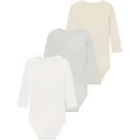 Huggies babywear Langarmbody HUGGIES BABYWEAR "HUGB 3PK BODYSUIT", Jungen,
