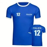 Multifanshop Kontrast T-Shirt - Italien - Trikot Nummer 12