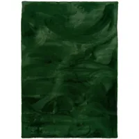 Pergamon Luxus Super Soft Fellteppich Plush Tannengrün 140x180cm