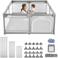 Vevor Baby-Laufstall, 2000x1785 mm, Spielstall für Kleinkinder, Spielplatz für