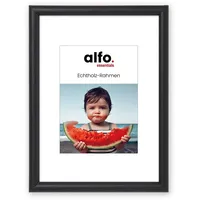 Alfo. Rondo Holzrahmen schwarz 15x20 cm 3er Set