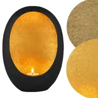 Marrakesch Orient & Mediterran Interior Calista schwarz gold oval