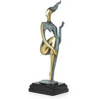 Moritz Bronzefigur Weiblicher Akt abstrakt Höhe 41 cm 3,5