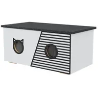 QLS Katzenhaus XXL 85x45x37,5 cm X 37,5 cm X