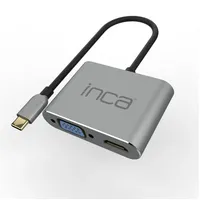Inca ITPC-06TX USB-C 4-in-1 Multimedia-Technik USB-Adapter