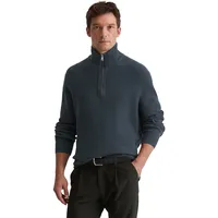 Marc O'Polo Troyer aus softem Baumwolle-Schurwolle-Mix blau S (46)