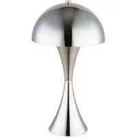 OTTO home Tischleuchte "Sivvia Pilzlampe", chromfarben, 1, Ø 20cm