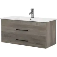 WELLTIME Florenz Waschtisch 100 x 46 cm Grau