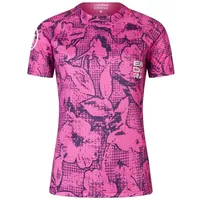 Endura Grid Floral Poloshirt pink