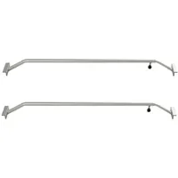 Trutzholm 2 x Alu-Bügel Flachplanenbügel verstellbar 106 - 148