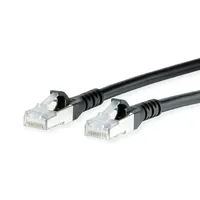 Metz CONNECT Patchkabel Cat.6A AWG 26, LSOH, schwarz, 80