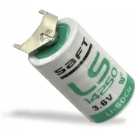 Saft LS 14250-3PF, 1/2 AA, 2/1 Print ++/-, 3,6