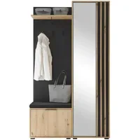 Moebel-dich-auf Garderobenschrank Volam 114 x 197 x 40 cm