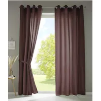 Gardinenbox 2er Set Vorhänge Schal Ösen »Berlin« HxB 225x140