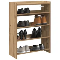 VidaXL Artisan-Eiche Regal 60x25x81 braun