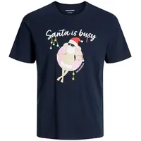 Jack & Jones PlusSize Kurzarmshirt "JJCHRISTMAS TEE SS CREW