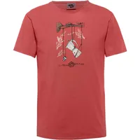 E9 Bond Herren T-Shirt-Dunkel-Rot-L