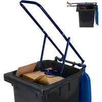 Relaxdays Müllpresse für die Mülltonne Blau
