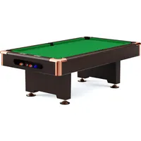 Automaten Hoffmann Billardtisch Club Pro III Dekor Nussbaum, Apple-Green,