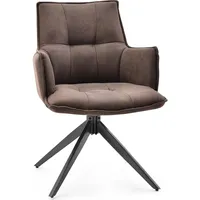 Hjh living Esszimmerstuhl Tavaro Polyester braun