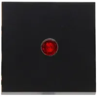Kopp Wippschalter HK07-Flächenwippe rot/schwarz matt