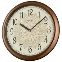 Seiko Wanduhr 32,5 cm 32,5 braun