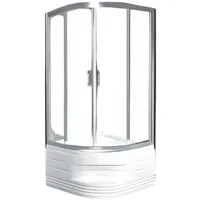 JV moebel JVmoebel Eckdusche mit Schiebetür 90 x 200