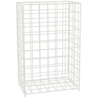 Relaxdays Papierkorb 25 l Weiß