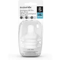 Suavinex TETINA fisiologica flujo silicona L 2 u