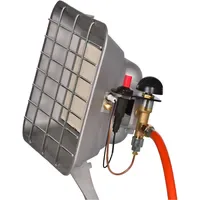 FireFix Comfort Gasheizstrahler 4,4 kW silber