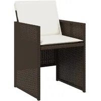VidaXL Gartenstuhl 54 x 79 x 54 cm braun