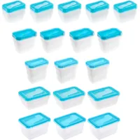 KEEEPER Frischhaltedose rechteckig blau 15,5 x 20,5 cm 0,5-2