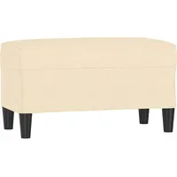 VidaXL Sitzbank Creme 70x35x41 cm Stoff