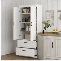 Homcom Hochschrank mit verstellbaren Regalen 75 x 39 x
