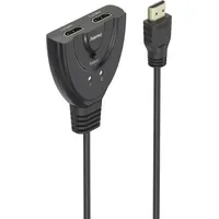 Hama 4K HDMITM-Umschalter 2x1, 2x HDMITM-Buchse - 1x HDMITM-Stecker