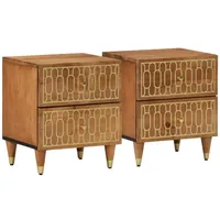 VidaXL Nachtschrank 40 x 33 x 46 cm Braun