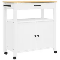 VidaXL Küchenwagen MONZA 84x40x90 cm Massivholz Kiefer