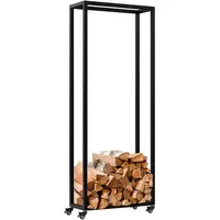 CLP Kaminholzregal Hilta Metall 60 x 25 x 150