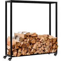 CLP Kaminholzregal Hilta Metall 100 x 25 x 100