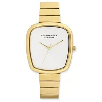 Copenhagen Studios Damenuhr Curved CPT-0002-MQ - gold