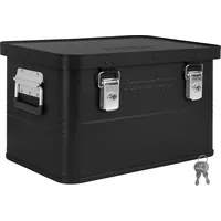 Trucky Aluminium Box mit Deckel 30 L 1-tlg. schwarz