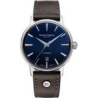 Bruno Söhnle Herren Armbanduhr 17-12236-311 Bergamo Automatik Lederband braun