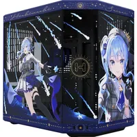 HYTE PC-Gehäuse Y70 Hoshimachi Suisei ATX Midi-Tower schwarz-blau