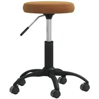 VidaXL Esszimmerstuhl Braun Samt Vidaxl