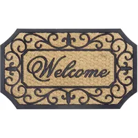 HANSE HOME Fußmatte HANSE HOME "Gummi-Kokos Braided Classic Welcome