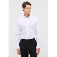 Eterna Langarmhemd "SLIM FIT", Herren, Gr. 40, Normalgrößen, weiß,