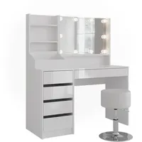 Vicco Schminktisch, Sherry (119.80 x 50.10 x 76 cm,