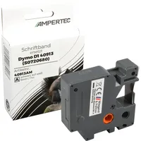 Ampertec Label Band kompatibel zu Dymo D1 40913 (S0720680)